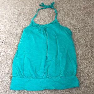 Green tank top